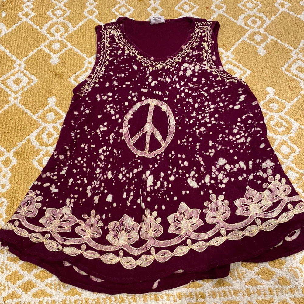 Boho Style Peace Top